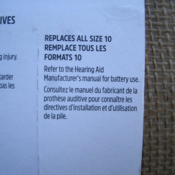 NIP Energizer Size 10 Hearing Aid Batteries 24 Count - Picture 7 of 9